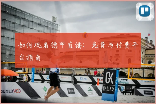 如何观看德甲直播：免费与付费平台指南