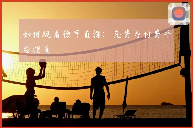 如何观看德甲直播：免费与付费平台指南